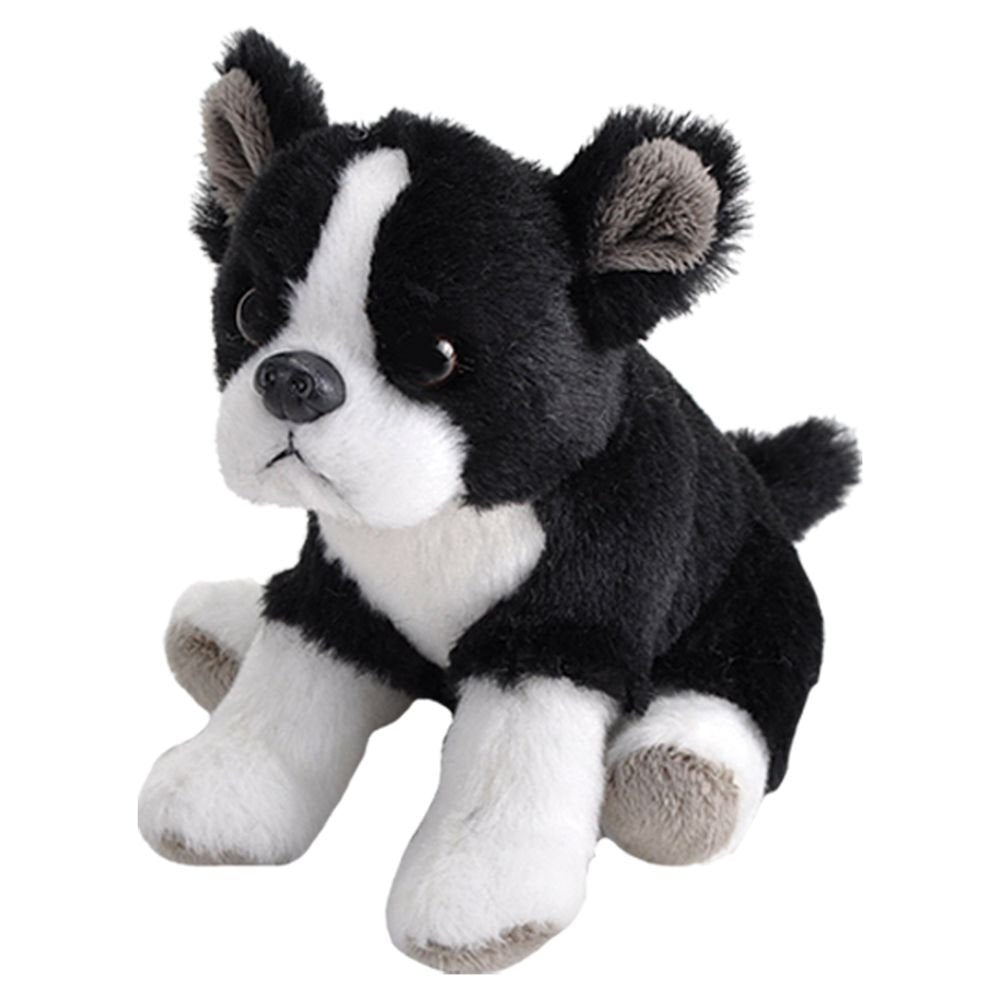 Peluche Pocketkins Eco Dog Boston Terrier WILD REPUBLIC