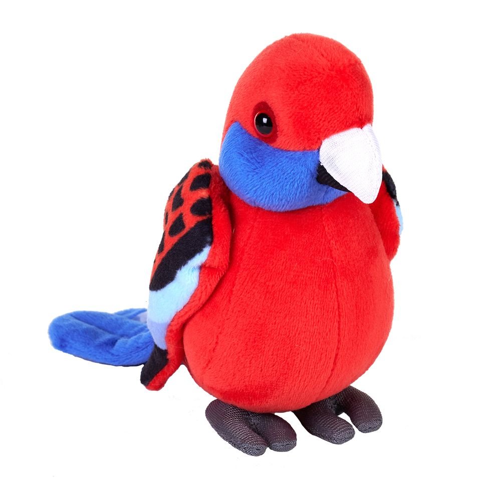 Peluche Pocketkins Eco Crimson Rosella WILD REPUBLIC Imagen principal del producto