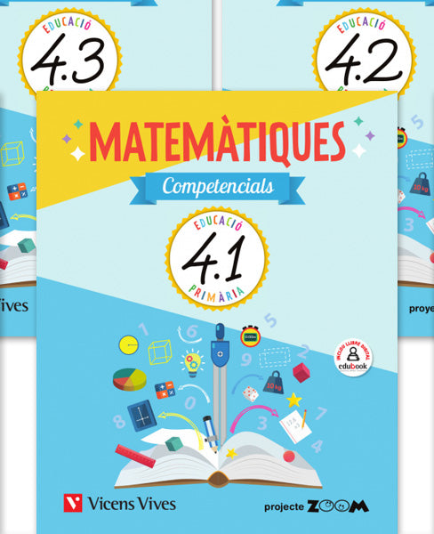 MATEMATIQUES COMPETENCIALS 4 TRIM (ZOOM). Aa. Vv. (Editorial Vicens Vives) 9788468260921