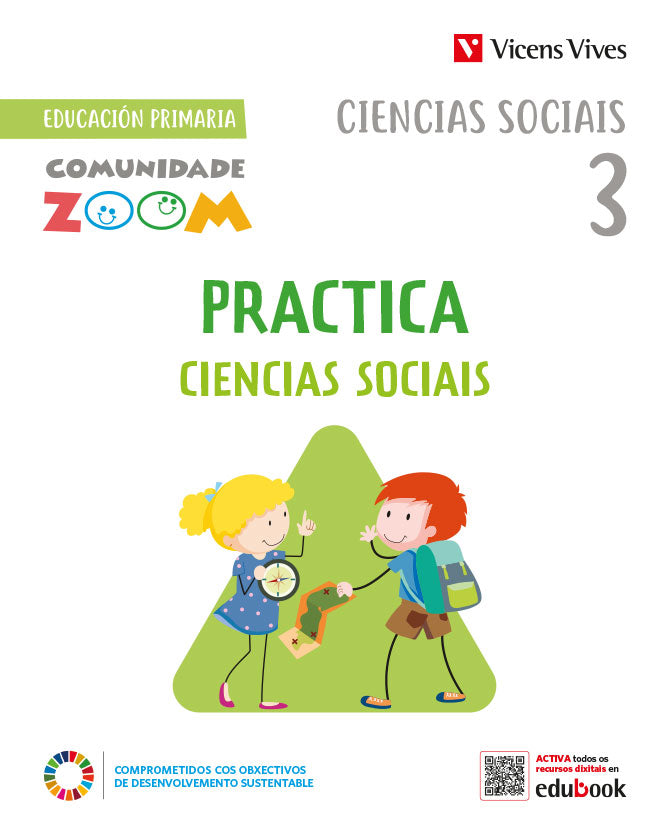 Practica Ciencias Sociais 3. Galicia (Comunidade Zoom). Aa. Vv. (Editorial Vicens Vives) 9788468285382 Imagen principal del producto