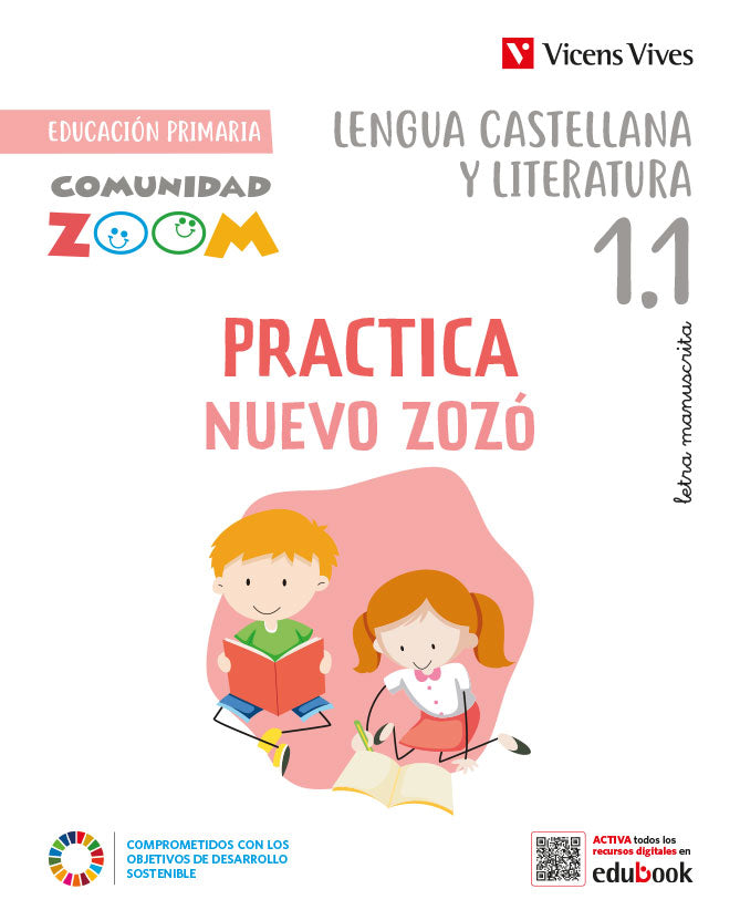 Practica Nuevo Zozó 1 Leng.Castellana. Manuscrita.para Catalunya (Comunidad Zoom). Equipo Editorial (Editorial Vicens Vives) 9788468285481 Imagen principal del producto