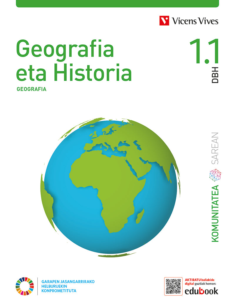 GEOGRAFIA ETA HISTORIA 1 (1.1-1.2) (KS). Equipo Editorial (Editorial Vicens Vives) 9788468284798 Imagen principal del producto