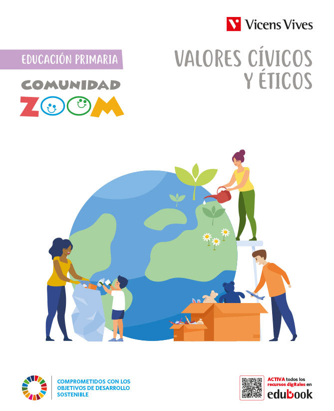 Educación en valores cívicos y éticos (Comunidad Zoom). Aa. Vv. (Editorial Vicens Vives) 9788468287164 Imagen principal del producto
