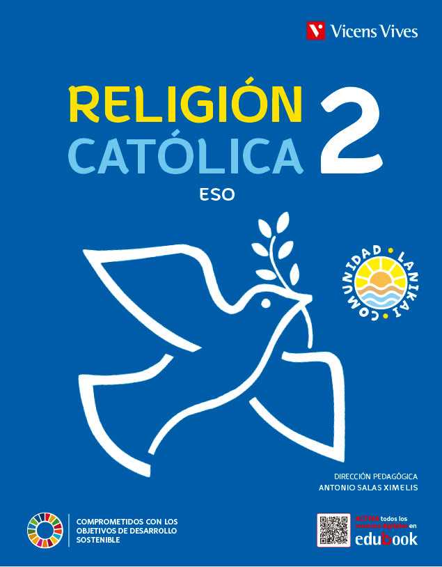 RELIGION CATOLICA 2 ESO (COMUNIDAD LANIKAI). Aa. Vv. (Editorial Vicens Vives) 9788468292977 Imagen principal del producto