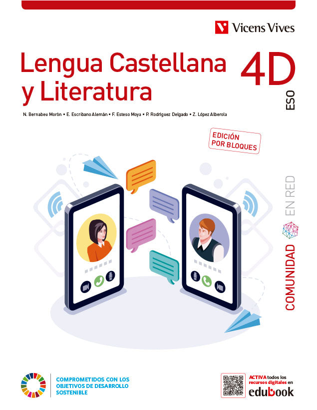 Lengua Castellana y Literatura 4D. (Comunidad en Red). Edición por bloques.. Aa. Vv. (Editorial Vicens Vives) 9788468295466