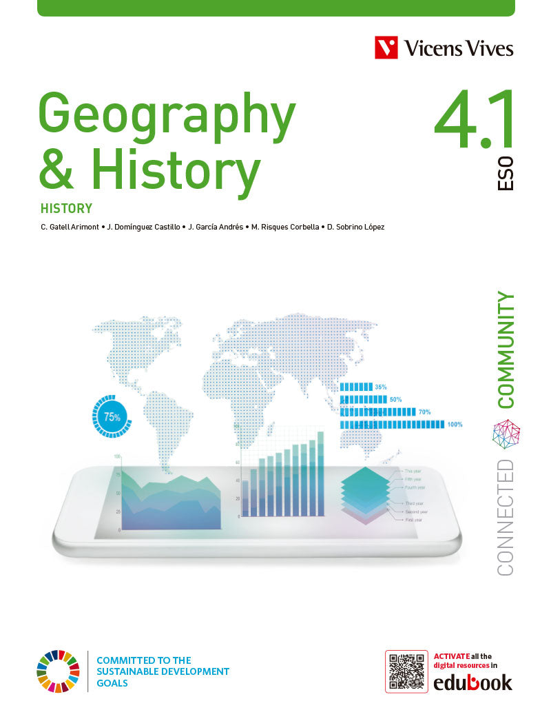 GEOGRAPHY & HISTORY 4 (4.1-4.2) HH (CC). Aa. Vv. (Editorial Vicens Vives) 9788468295770 Imagen principal del producto