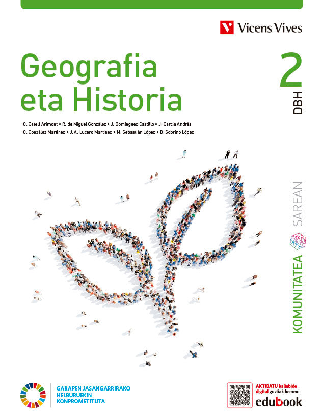 GEOGRAFIA ETA HISTORIA 2 (KOMUNITATEA SAREAN). Batzuk (Editorial Vicens Vives) 9788468295855 Imagen principal del producto