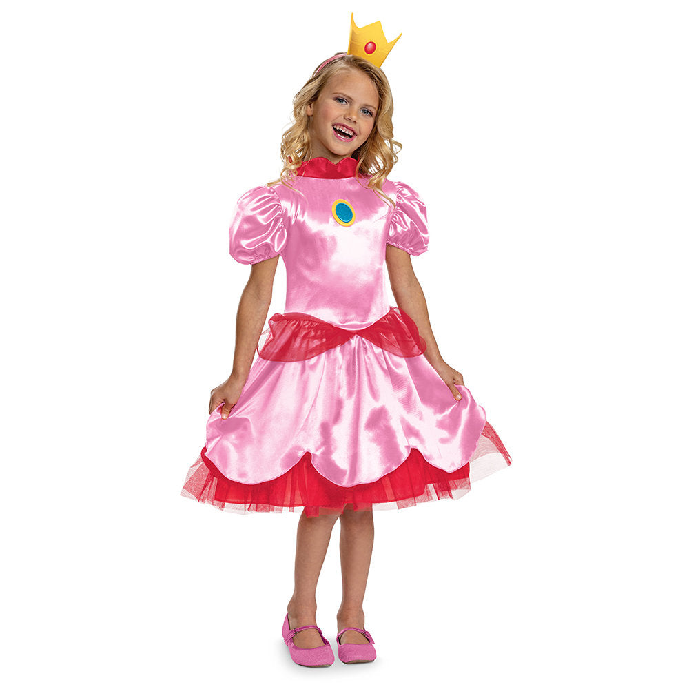 Disfraz Peach Super Mario Fancy Dress talla 4-6 años