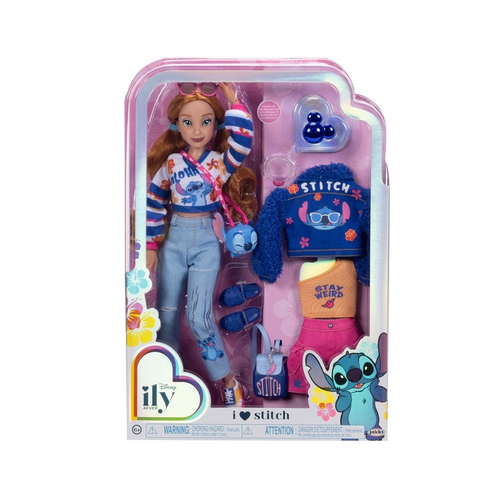 Muñeca Fashion Ily Stitch clásica con dos outfits JAKKS Pacific Imagen principal del producto