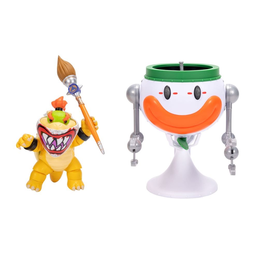 Bowser Jr. con Clown Car funcional - JAKKS PACIFIC