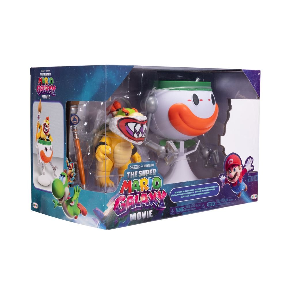 Bowser Jr. con Clown Car funcional - JAKKS PACIFIC