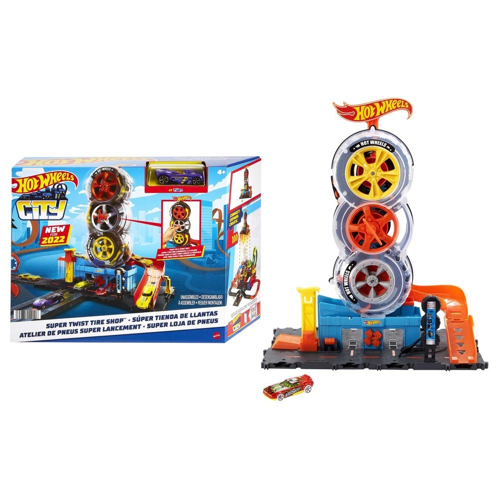 Hot Wheels City Tienda de Neumáticos