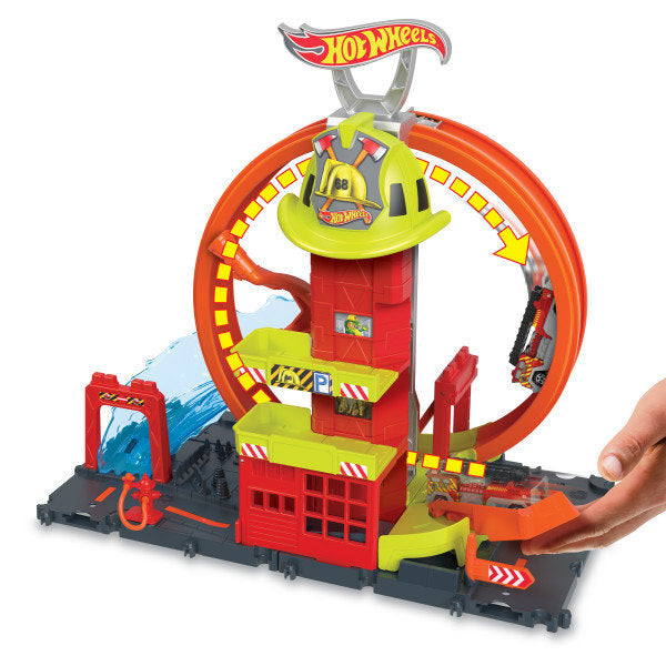 Hot Wheels City Parque de Bomberos Superloop