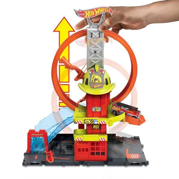 Hot Wheels City Parque de Bomberos Superloop