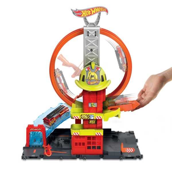 Hot Wheels City Parque de Bomberos Superloop