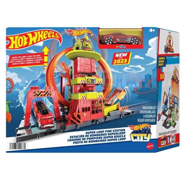 Hot Wheels City Parque de Bomberos Superloop