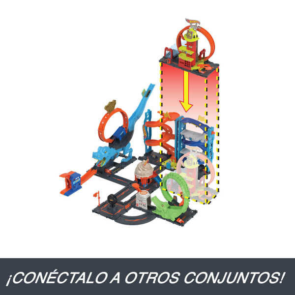 Hot Wheels City Parque de Bomberos Superloop