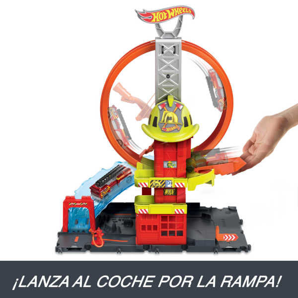 Hot Wheels City Parque de Bomberos Superloop