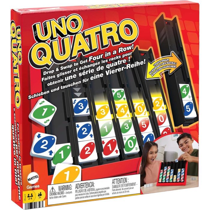 Juego Uno Quatro Mattel Games Imagen principal del producto