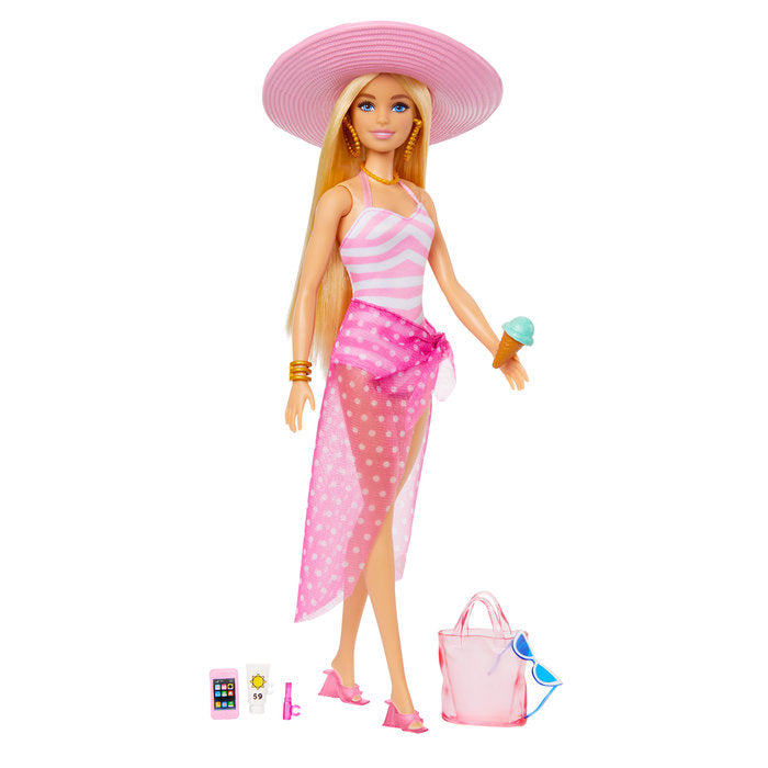 BARBIE DIA DE PLAYA | MATTEL BARBIE | 1 UNIDAD | 194735162420