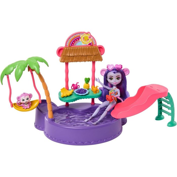 ENCHANTIMALS SUNSHINE ISLAND CON PISCINA | MATTEL ENCHANTIMALS | 1 UNIDAD | 194735198900