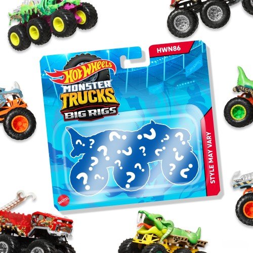Big Rig Monster Trucks Hot Wheels a escala 1:64