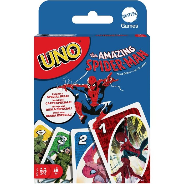 UNO SPIDERMAN | MATTEL GAMES | 1 UNIDAD | 194735241415