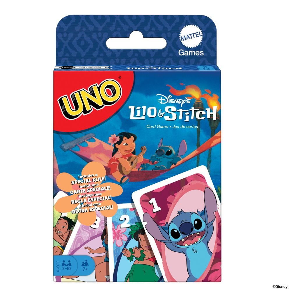 JUEGO UNO LILO & STITCH | MATTEL GAMES | 1 UNIDAD | 194735267859