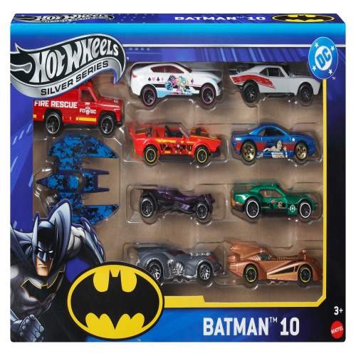HOT WHEELS SILVER SERIES BATMAN PACK 10 | HOT WHEELS MATTEL | 1 UNIDAD | 194735276219