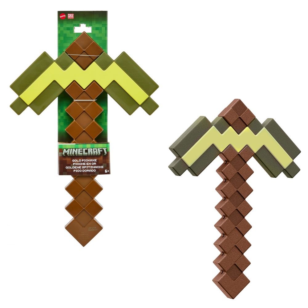 MINECRAFT PICO DE ORO | MATTEL MINECRAFT | 1 UNIDAD | 194735276424 Imagen principal del producto