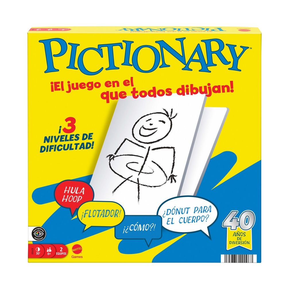 Juego Pictionary Original en Castellano Mattel Games