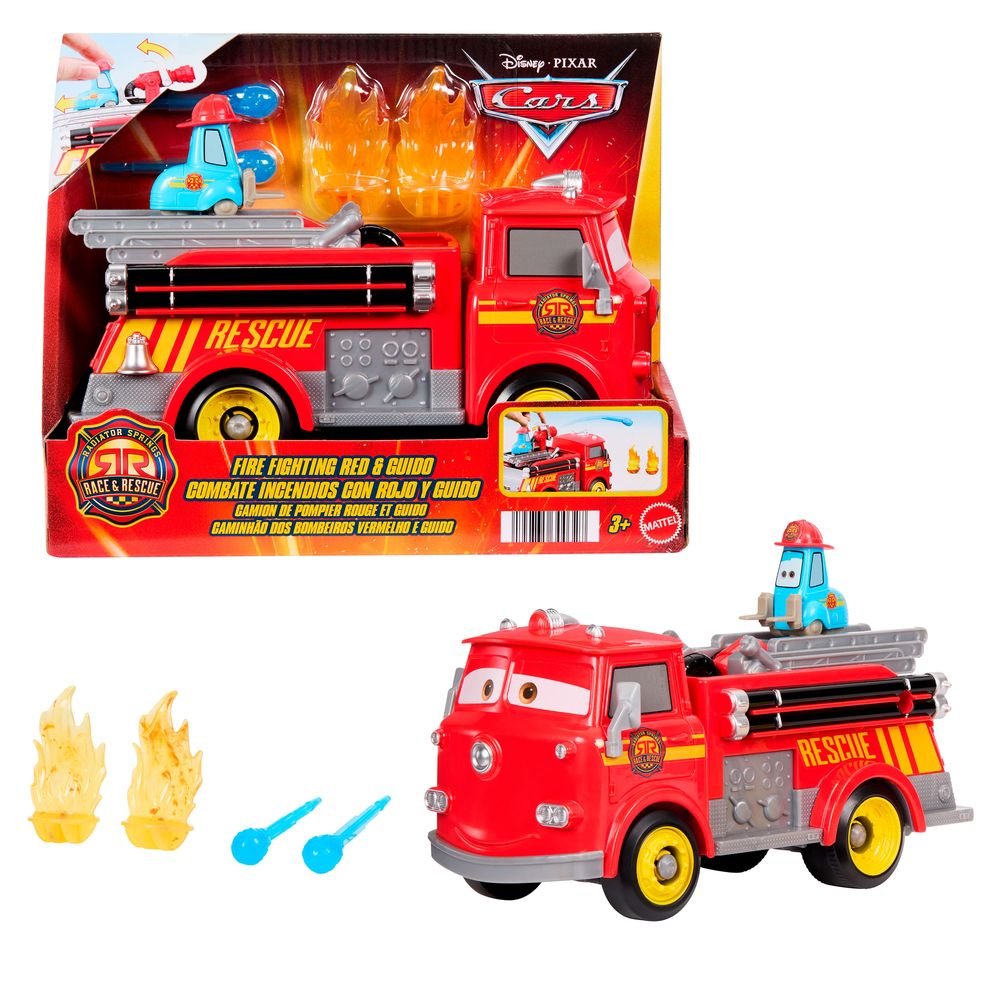 DISNEY PIXAR CARS HERO RACE TO THE RESCUE | MATTEL CARS | 1 UNIDAD | 194735300327 Imagen principal del producto