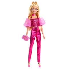 BARBIE DELUXE METALLIC MUÑECA CON CORSET ROSA | MATTEL BARBIE | 1 UNIDAD | 194735303083