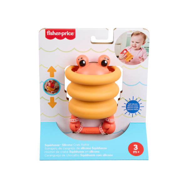Sonajeros Silicona Squishseas Fisher-Price
