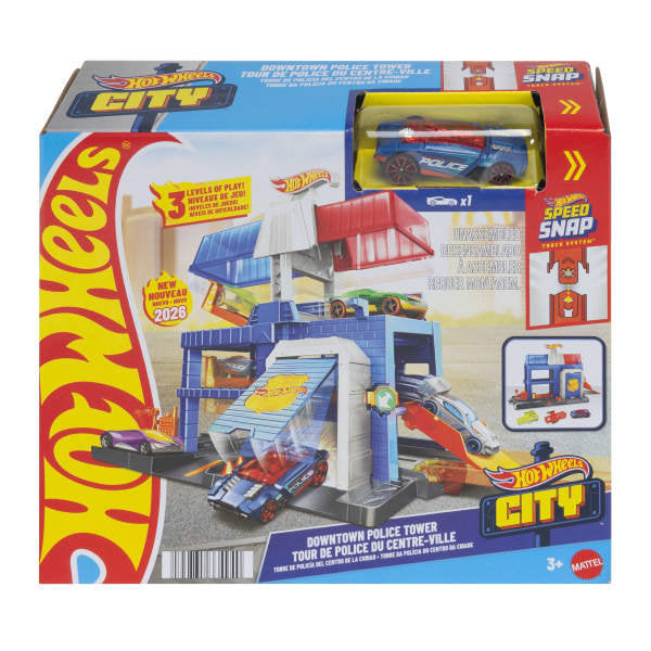 Hot Wheels City Comisaría Policía - Mattel