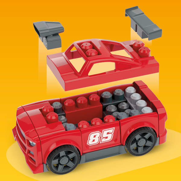 Mega Bloks Apila y Juega Coche de Carreras