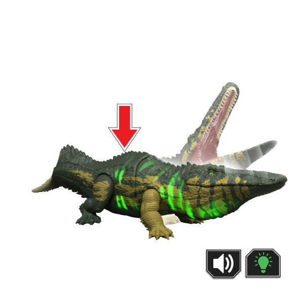 Estomatosaurus Rugido Salvaje Jurassic World