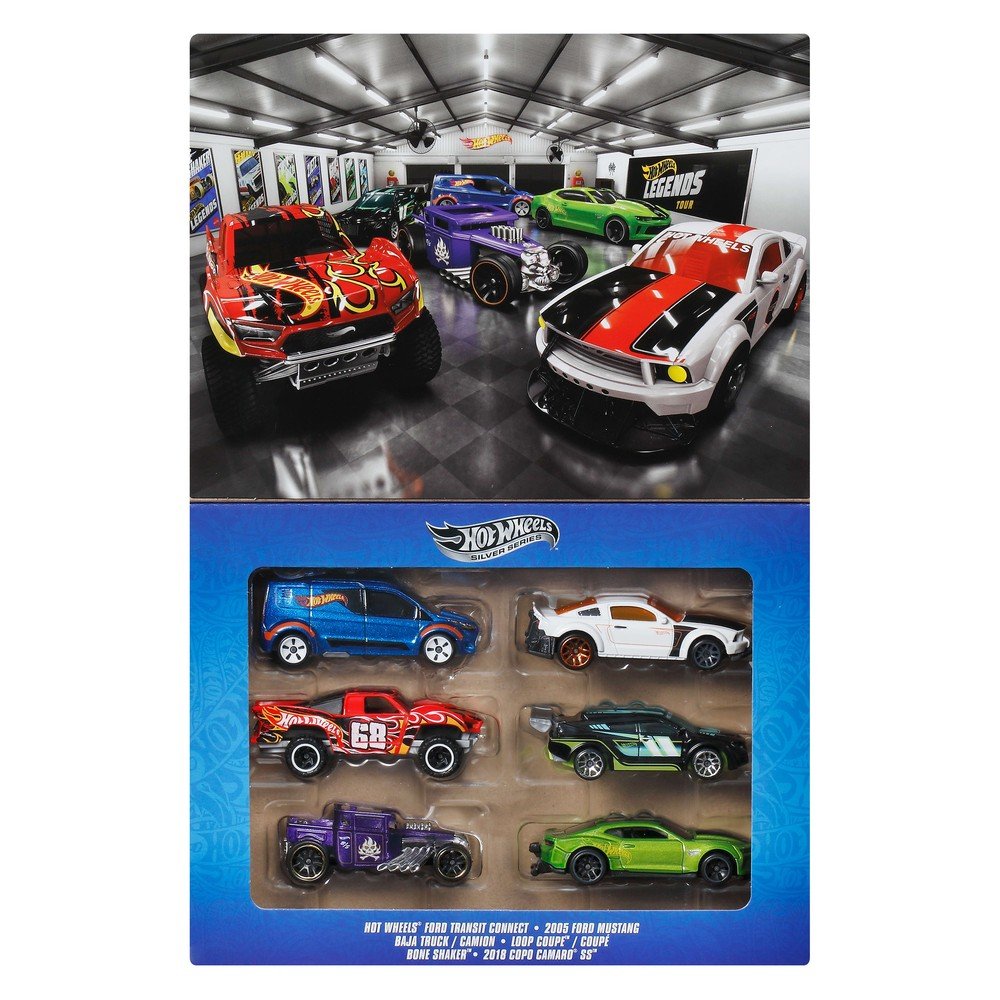 Set 6 coches Hot Wheels Legends escala 1:64
