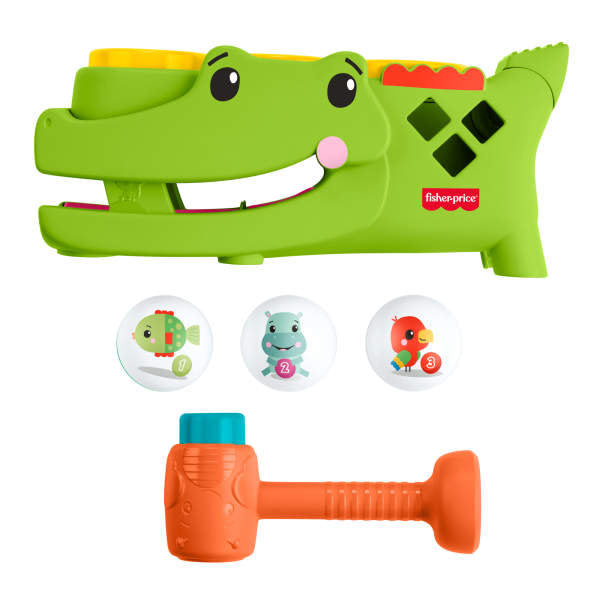 Cocodrilo para jugar sentado Fisher-Price