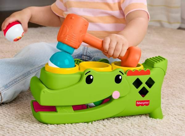 Cocodrilo para jugar sentado Fisher-Price