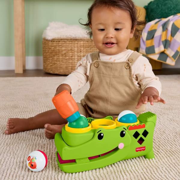 Cocodrilo para jugar sentado Fisher-Price