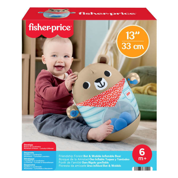 Osito Inflable Toques y Tambaleo Fisher-Price