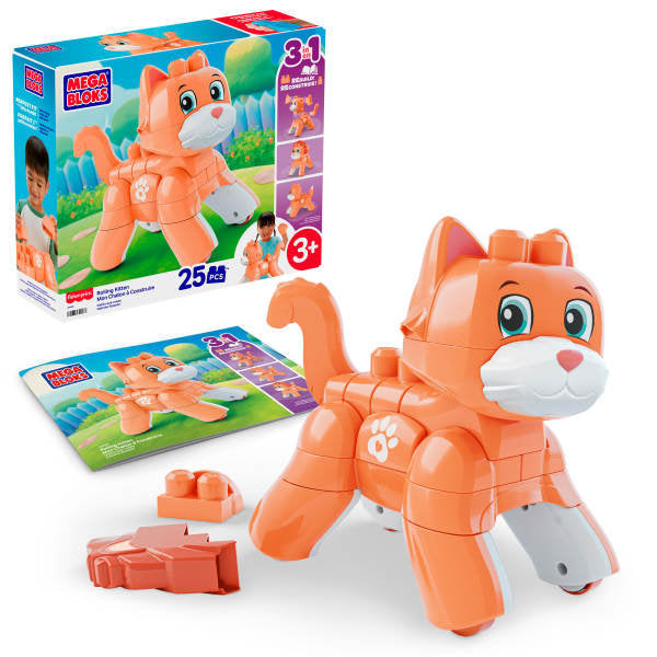 Mega Bloks Gatito que Rueda - Juguete construcción