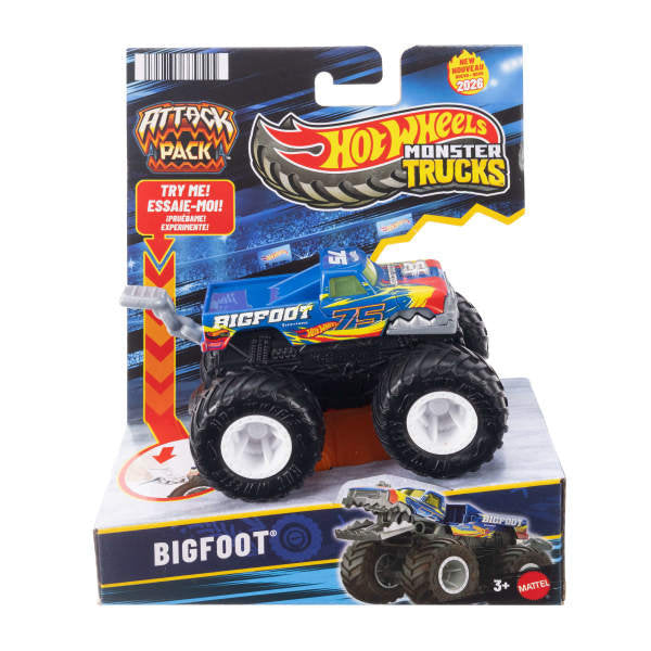 Hot Wheels Attack Pack Monster Trucks Surtido