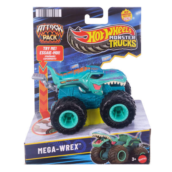 Hot Wheels Attack Pack Monster Trucks Surtido