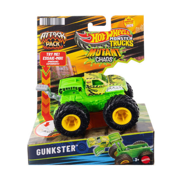 Hot Wheels Attack Pack Monster Trucks Surtido