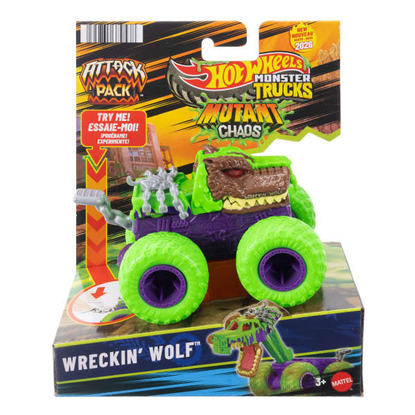 Hot Wheels Attack Pack Monster Trucks Surtido