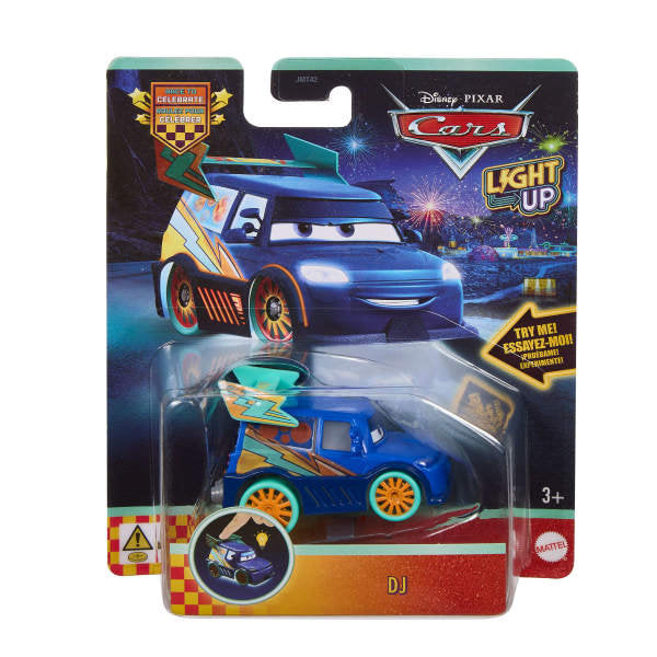 Vehículo Cars con luz Disney Pixar Mattel
