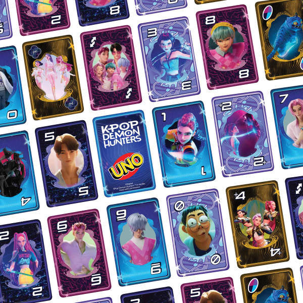 Juego Uno K-Pop Demon Hunters - Mattel Games