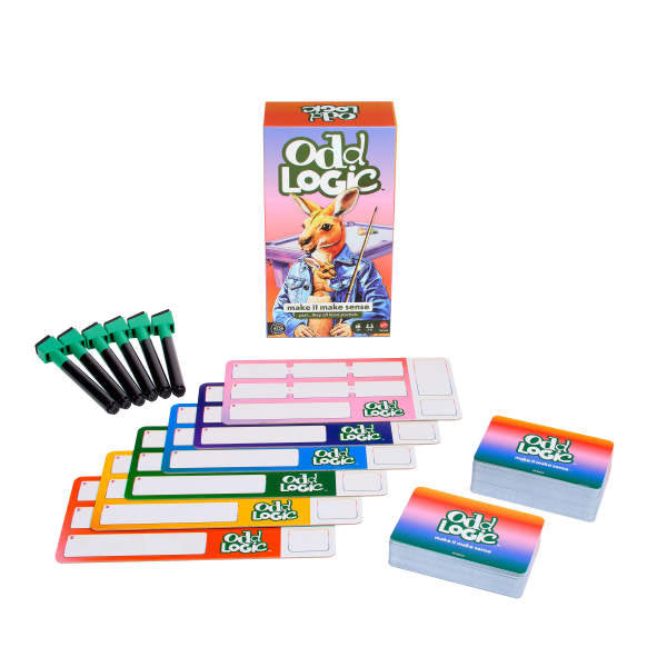 Odd Logic - Juego de mesa familiar Mattel Games